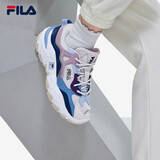 FILA斐乐跑步鞋男鞋女鞋情侣鞋掠夺者 2休闲鞋慢跑运动鞋 雨雾灰/蓝-NA 37.5