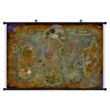 狼天影魔兽世界海报挂画卷轴布坐骑部落wow希尔瓦娜斯魔獸世界装饰画 016 50*75cm