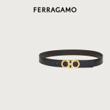 菲拉格慕（Ferragamo）GANCINI双面可调式腰带男士皮带0586940_C_115（礼物送男友）礼盒