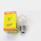 FSL特殊用途佛山钨丝白炽灯泡老式传统普通照明电灯泡可调光名牌子灯 E27磨砂球泡40瓦 暖黄2700k