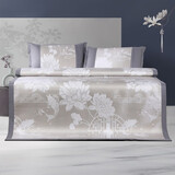 富安娜 凉席冰丝席800D粗丝加密席子透气凉感可折叠空调夏凉席三件套 锦绣(800D冰丝+清爽透气+可水洗) 小号（ 120cm*200cm ，单件枕套）