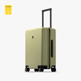 地平线8号（LEVEL8）行李箱男女密码学生登机箱20英寸旅行者经典PC万向轮拉杆箱芥末绿