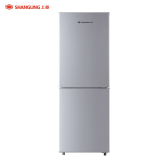 上菱 (SHANGLING) 175升 双门冰箱家用电冰箱 两门小型冰箱 静音保鲜 BCD-175D闪白银