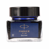 派克（PARKER）墨水 派克钢笔水不堵塞笔尖 非碳素墨水迷你小墨水 【蓝黑色-30ML】