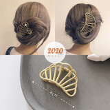 清晨的星星ins极简风金属抓夹发夹 大号洗澡发抓欧美复古发饰韩国后脑勺头饰