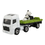 多美（TAKARA TOMY）多美卡合金仿真小汽车模型儿童玩具3号动物大熊猫搬运车438908CN