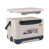 恒冠（HENGGUAN）小钓箱多功能钓鱼箱18L加厚轻便可坐保温箱迷你装鱼箱活鱼箱016