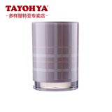 多样屋（TAYOHYA）亚克力洗漱口杯刷牙杯香皂盒洗手液瓶牙缸卫浴四件套礼盒装礼品 英格兰漱口杯灰色