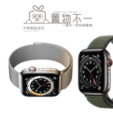 Apple watch6 seriesSE二手苹果手表智能心率7代S8GPS9蜂窝404445mm 【S6 不锈钢蓝宝石版】44mm 国行99新 + 原装线