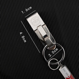 博友不锈钢皮带钥匙扣男士穿腰带腰挂运动裤两用松紧带皮带匙扣锁匙扣 博友507可挂运动裤