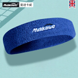 曼迪卡威（Mdikawe） 曼迪卡威 头带男女棉运动吸汗带束发带头巾健身器材 深蓝色 均码