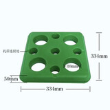 富立仕水上种植浮床生态浮岛水生植物漂浮板水面景观人工种植生态浮盘 四孔浮岛+花盆+扎带 铜钱草水稻