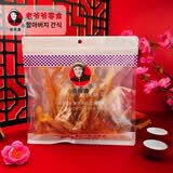 张琪寿老爷爷粗鱿鱼条原味黑胡椒味200g炭烤即食鱿鱼粗条有嚼劲休闲零食 黑胡椒鱿鱼条200g