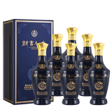 五粮液股份 财富人生系列52度浓香型白酒 【喜酒】 中秋送礼 摆柜收藏 52度 500mL 6瓶 财富人生蓝钻