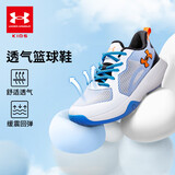 安德玛（Under Armour）儿童运动鞋耐磨防滑低帮跑鞋男中大童鞋