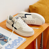 361°运动男鞋秋冬季学生复古厚底增高小白休闲板鞋子男672426615-5