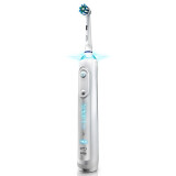【七夕节礼物】OralB欧乐b电动牙刷成人情侣礼物3D声波旋转式充电式牙刷P9000家庭装 【家庭装】高级白|含5枚刷头