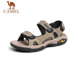骆驼（CAMEL） 户外透气魔术贴运动舒适休闲凉鞋男 GE12220577 灰色 42