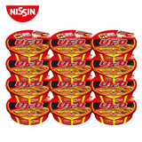 日清食品（NISSIN）UFO飞碟炒面方便面多口味组合装泡面干拌面整箱速食 鱼香肉丝味 12碗