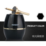 HONEST百诚台式煤油打火机 防风USB充电火机油电混合万次火柴点烟器礼物 有光黑