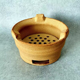 NUOLIKES 传统原味陶土砂锅煲仔饭米粉锅黄焖鸡米饭沙锅打边炉火锅木炭炉 耐矮炉25公分 (2号单炉)