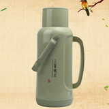 普通暖瓶家用暖壶大号保温瓶塑料外壳暖水瓶热水瓶学生宿舍用3.2l8磅 A款绿色 含内胆