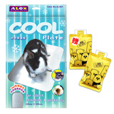 jolly pet products兔子散热板龙猫降温冰窝降温板荷兰猪龙猫跳板冰凉睡房空调窝消暑 兔子合金降温板20X30厘米