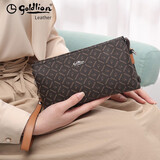 金利来女士手拿包2025年新款印花潮流手抓包百搭时尚女包妇女节礼物送老 绯色【FC503036-1C53】