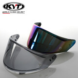 KYT电镀彩色镜片 适配ST TT-REVO NFR  NZ系列 极光茶色日夜通用镜片 ST/NFR/NZ/NX浅茶色