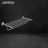 九牧（JOMOO）厨卫五金挂件浴室双层毛巾架双杆大容量毛巾置物架 浴巾架93系列 【打孔】不锈钢毛巾架