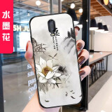 鑫唯乐 OPPOR17手机壳oppo r17手机套PBEM00男女防摔壳6.4软硅胶保护套 水墨画画 关注店铺 配挂绳+指环 oppo R17