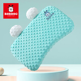 巴布豆儿童枕头婴儿安抚豆豆枕新生儿宝宝记忆枕6个月以上1-3岁四季通用 绿色46*26*3cm【四季豆豆枕】