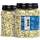 陌上花开茉莉花茶 新花蕾花苞茶 茉莉花干花朵泡茶淡淡清香型茶叶 100g/罐