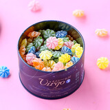 费罗伦法国进口FLORENT费罗伦十二星座水果糖礼盒装 处女-0823-0922-五彩花210克