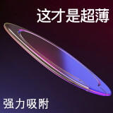 闪俏 手机指环扣支架超薄磁吸金属多功能通用男女手机后壳防滑可旋转支撑架手机壳防摔车载支架吸附 石墨色【超薄】