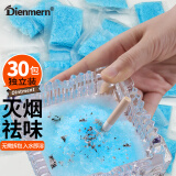 鼎盟（Dienmern）便携即溶烟灰香膏30包 室内灭烟沙烟灰清洁剂去除烟味异味烟灰缸