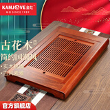 金灶（KAMJOVE）古花木实木茶盘茶台 功夫茶具托盘套装 整套茶具 KW-29 大号款（不包含陶瓷茶具）