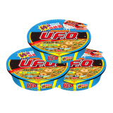 日清 方便面 UFO飞碟炒面 虾仁炒面味面 116g*3碗装