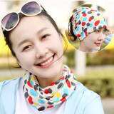 【多色可选】冰丝魔术头巾男女 面罩围脖夏天户外脖套夏季头巾冰丝防晒防风脖子薄 zxc 冰感丝围脖帽 潮流点点