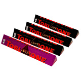 三角（Toblerone）亿滋瑞士三角进口牛奶葡萄干白黑巧克力含蜂蜜巴旦木糖100g*4条 黑巧3条+葡萄干1条组合装400g