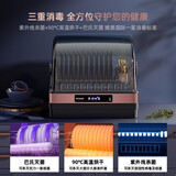 海科师消毒柜家用厨房小型迷你台式桌面保洁消毒碗柜餐具杯子茶杯筷子消毒机紫外线高温杀菌 二星级 52L 【升级版】FLP灯管