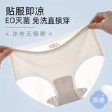 Tuban一次性内裤女冰丝无痕抑菌底裆夏季旅行出差超薄免洗透气 白色 12条独立装 升级抑菌内裆 L【建议100-125斤】
