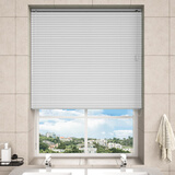 美尔耐铝合金百叶窗帘卫生间遮光升降办公室浴室厕所定制可选免打孔安装 6022哑光白色 1平方米