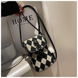 途尊（kingtrip）新款手机包女包单肩斜挎迷你小包包洋气 黑色