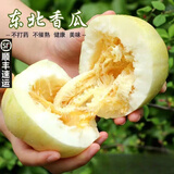 东北香瓜【顺丰快递】大地香瓜现摘白糖罐京蜜甜瓜新鲜产地直发甜 2斤精选大果（3个左右） 头茬精选现摘现发