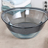 家の物语（KATEI STORY）韩国进口透明加厚ABS 洗脸盆面盆洗手盆浅蓝