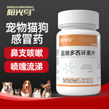 阳光鸟盐酸多西环素片猫鼻支猫咪感冒药打喷嚏流鼻涕速消炎片诺猫狗狗咳嗽窝咳 盐酸多西环素片【1瓶】50片