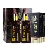 泰山牌泰山特曲 山东鲁酒 52度小窖佳酿12 浓香型白酒 500ml*2瓶 两支装