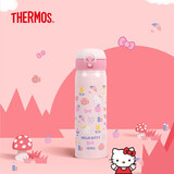 膳魔师（THERMOS） kitty保温杯女士儿童便携直饮杯小学生可爱凯蒂猫不锈钢水杯子 JNL-502-KTCP粉色KT直饮杯
