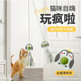欢宠网 猫玩具猫咪逗猫棒猫薄荷球自嗨神器解闷荡秋千挂门悬挂互动弹力羽毛铃铛小老鼠猫猫小猫幼猫宠物用品